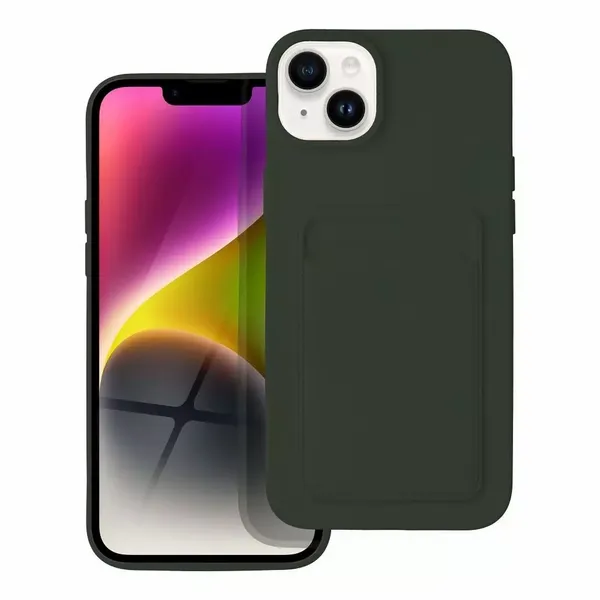 Futerał CARD CASE do IPHONE 14 PLUS zielony zdjęcie 1
