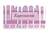 Zaproszenia urodzinowe Kotki różowe, 10 szt.