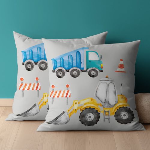 Poszewka 40X40 Dla Dzieci Wesoła Budowa 08B na Arena.pl