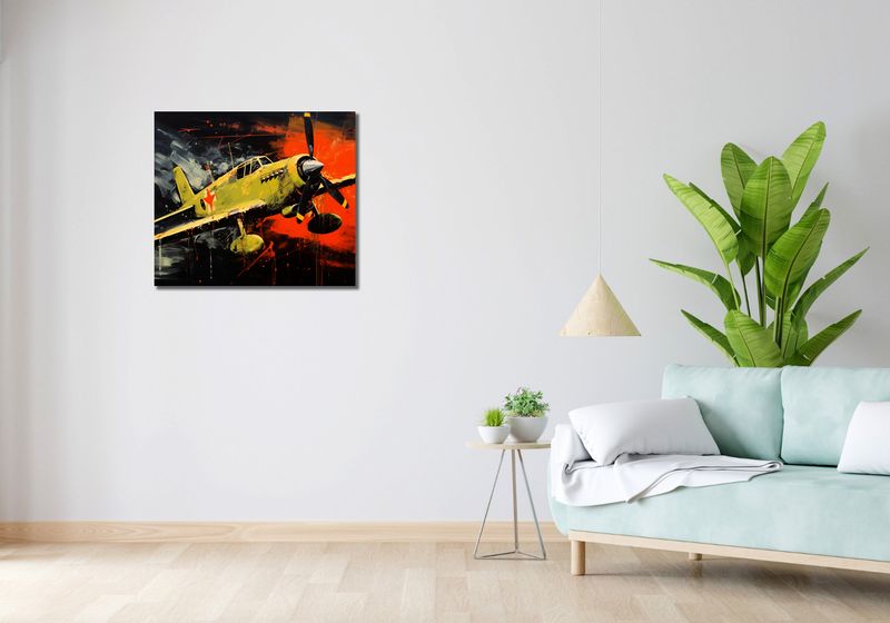 Obraz 70x60cm Barwny Przelot zdjęcie 2