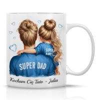 Prezent Dla Taty Na Dzień Ojca Kubek Z Dziećmi Z Imieniem Upominek