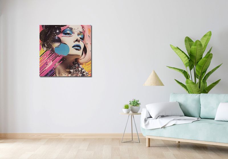 Obraz 70x70cm Portret Neo zdjęcie 2
