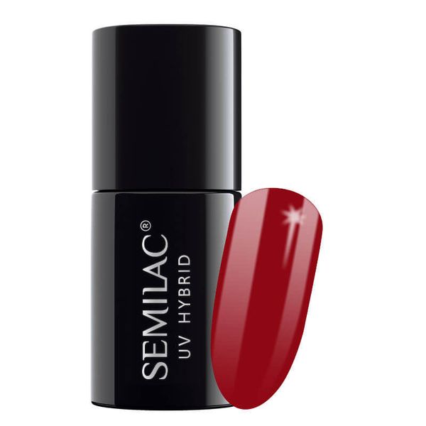 Semilac 027 Lakier hybrydowy Intense Red, 7ml zdjęcie 1