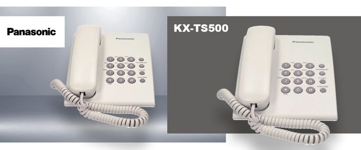 Panasonic KX-TS500 Telefon stacjonarny Biały zdjęcie 2