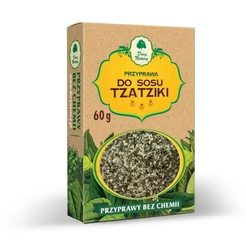 Przyprawa DO Sosu Tzatziki 60 g - Dary Natury zdjęcie 1