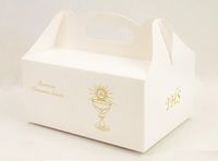 pudełko na ciasto 10szt KOMUNIA 17x14,5x12 cm   7575