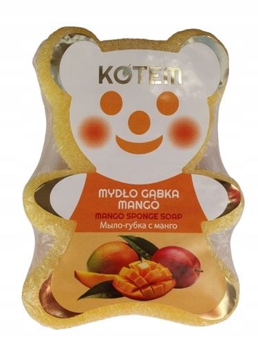 Kotem - mydełko gąbka do kąpieli Miś mango 130g na Arena.pl