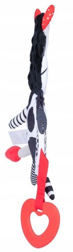 BaliBaZoo KONTRASTOWA KROWA Zabawka dla niemowląt Szeleścik Gryzak 0m+ na Arena.pl