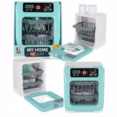 Zestaw Zmywarka z naczyniami panel dotykowy na baterie