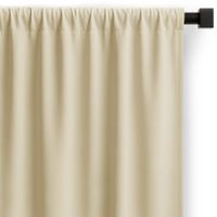 Zasłona gotowa CARLI na taśmie gładka 140x250 ciepły beż salon Restilo