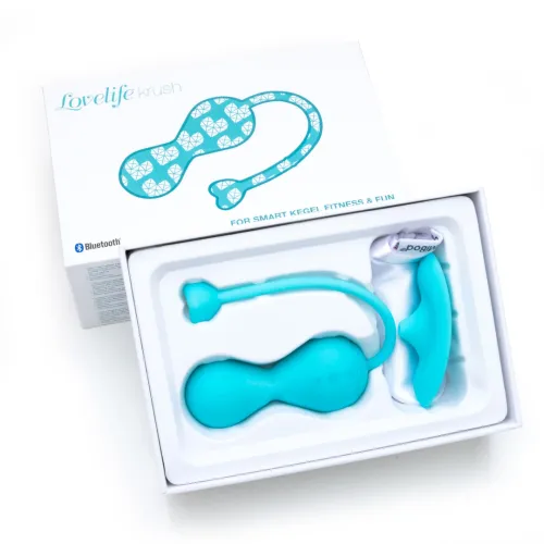 ohmibod lovelife krush turquoise - inteligentny system treningowy bluetooth na Arena.pl