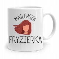 Kubek Dla Fryzjera Barbera Najlepsza Fryzjerka Z Nadrukiem Ze Zdjęciem