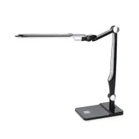 Lampa stołowa LED ściemnialna 9W 3000-6500K czarna do przytulnego klimatu