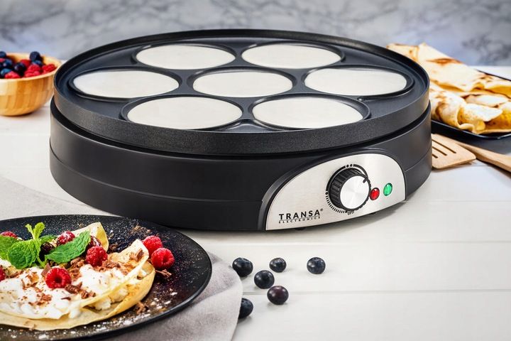 DUŻA Naleśnikarka DWUSTRONNA PANCAKE 2w1 DualPancake XXXL TRANSA 1500W zdjęcie 9