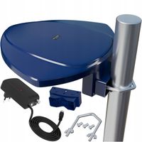 ANTENA ZEWNĘTRZNA AKTYWNA DVB-T2 FULL HD TV 4K 8K FILTR GSM UHF