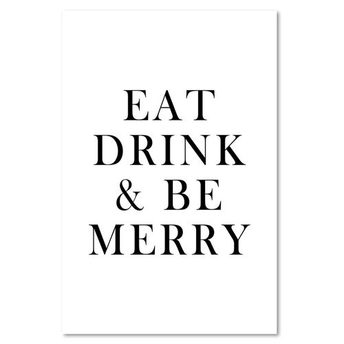 Deco Panel, Typografia eat drink 80x120 na Arena.pl