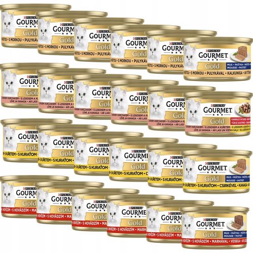 Gourmet Gold Karma dla kotów mus z kurczakiem 85 g na Arena.pl