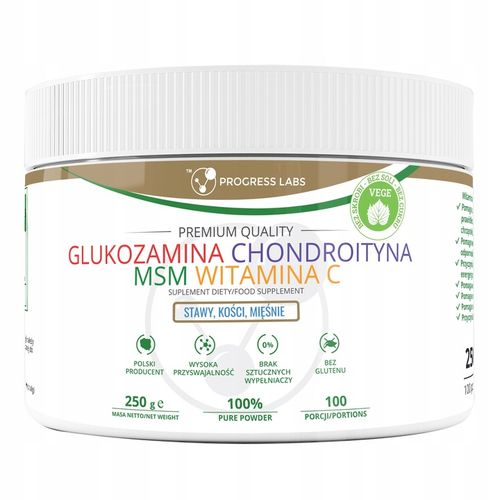 GLUKOZAMINA CHONDROITYNA MSM WITAMINA C VEGE 250g na Arena.pl