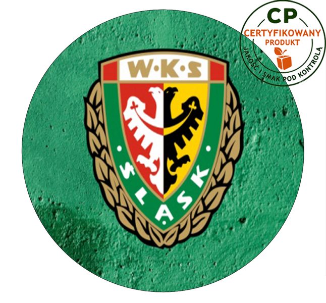 Opłatek na tort WKS Śląsk Wrocław zdjęcie 1