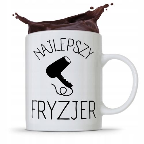 Kubek Dla Fryzjera Fryzjerki Najlepszy Fryzjer Z Nadrukiem Ze Zdjęciem na Arena.pl