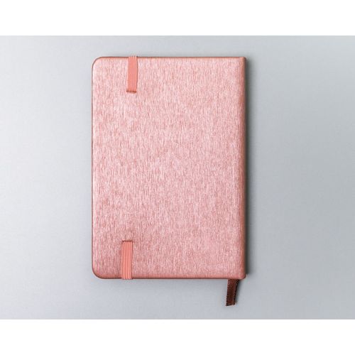 notes w formacie a6 w różowym kolorze, zadrukowany w linie na Arena.pl