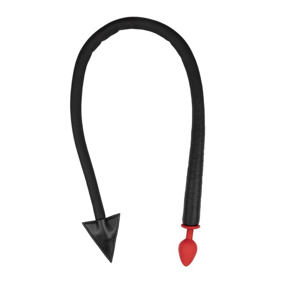 Silicone Anal Plug Devil's Tail zdjęcie 3