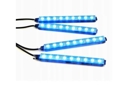 Oświetlenie wnętrza auta samochodu led bluetooth na Arena.pl