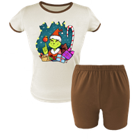 Krótka Piżama dziecięca - Grinch kradnie Święta