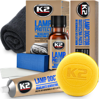 ZESTAW POLERKA RENOWACJA PASTA DO POLEROWANIA REGENERACJI REFLEKTORÓW LAMP