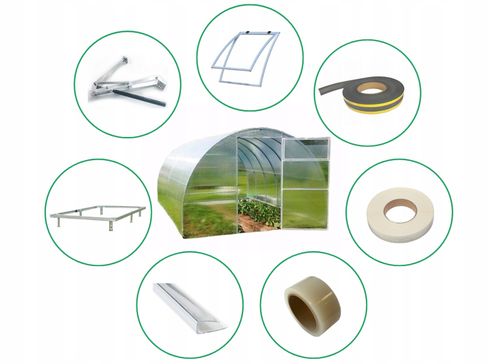 Szklarnia STANDARD Plus 20x20 3х3m 4mm na Arena.pl