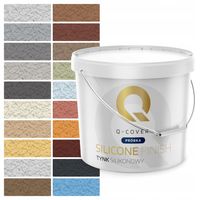 PRÓBKA wzornik TYNK SILIKONOWY RÓŻNE KOLORY 1,5kg ELEWACJA POLSKI