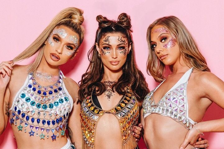 KRYSZTAŁKI SAMOPRZYLEPNE DIAMENCIKI NA TWARZ OCZY zdjęcie 3