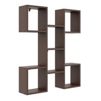 Nowoczesna półka wisząca, 82x18x100 cm, wenge, mat | TYLETEGOTU