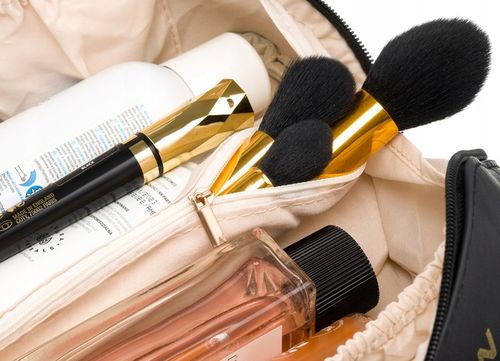 Kosmetyczka męska czarna podróżna turystyczna saszetka organizer na Arena.pl