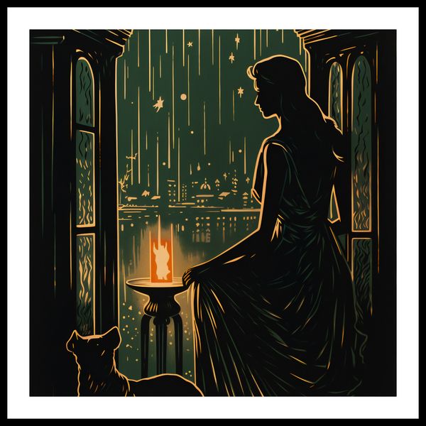 Plakat 50x50cm Nocne Szeptanie zdjęcie 3