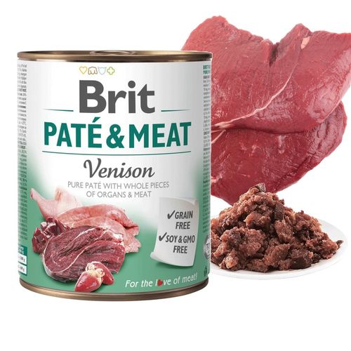 BRIT PATE & MEAT Karma mokra dla psa MIX Smaków 12 x 800g bezzbożowa ADULT na Arena.pl