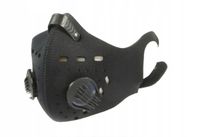 Maska antysmogowa Sport Earloop neopren light black Safemask