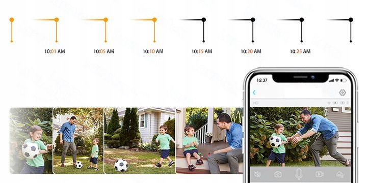 Zewnętrzna obrotowa kamera IP 2w1 8X ZOOM 2x 4MPx WIFI 2K zdjęcie 4