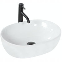 UMYWALKA NABLATOWA BIAŁA REA AMELIA WHITE MISA OWALNA GŁĘBOKA CERAMICZNA