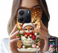 ETUI DO XIAOMI NOTE 14 4G - RENIFEREK SŁODKI RENIFER ŚWIĄTECZNE WZÓR