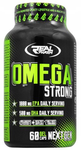 REAL PHARM Omega Strong 60caps MOCNA OMEGA 3 na Arena.pl
