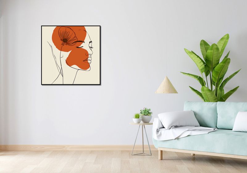 Plakat 80x80cm Ciepło Kwiatu zdjęcie 4