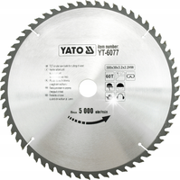 YATO TARCZA WIDIOWA DO DREWNA, PŁYT DREWNOPODOBNYCH 300X60TX30 MM YT-6077