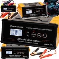 PROSTOWNIK SAMOCHODOWY DO AKUMULATORÓW 24V 12V 25A AGM START-STOP