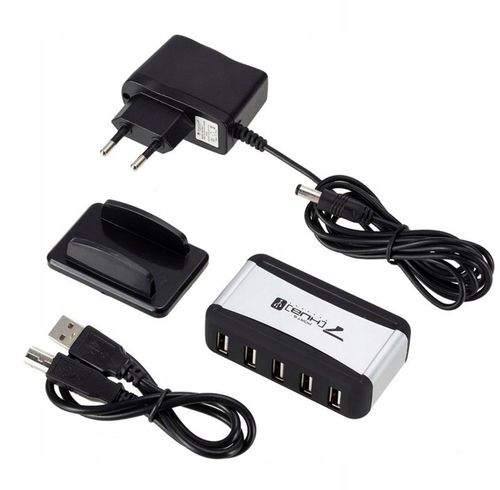 HUB USB AKTYWNY 7 PORTÓW ROZDZIELACZ SWITCH 2.0 na Arena.pl