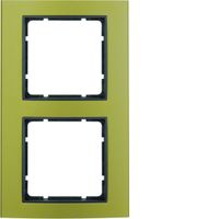 Berker B.3 Ramka podwójna aluminium złoty/antracyt 10123016 HAGER
