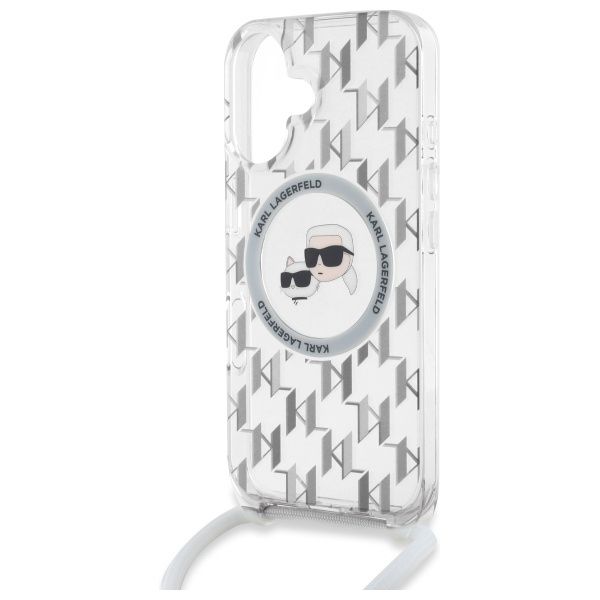 Etui Karl Lagerfeld do iPhone 16, Przezroczysty, MagSafe zdjęcie 5