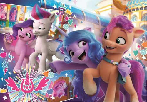 PUZZLE 104 MAXI MY LITTLE PONY CLEMENTONI 23764 na Arena.pl