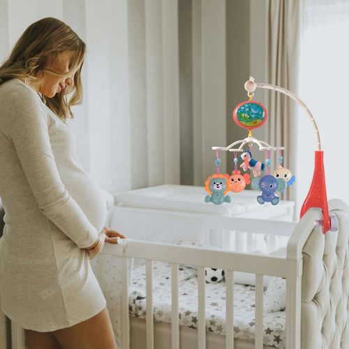 KARUZELA KARUZELKA DO ŁÓŻECZKA PROJEKTOR PILOT GRZECHOTKI 100 MELODII TIMER na Arena.pl