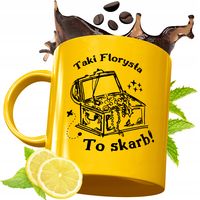 Złoty Kubek Premium Dla Florysty Prezent Z Nadrukiem Ze Zdjęciem